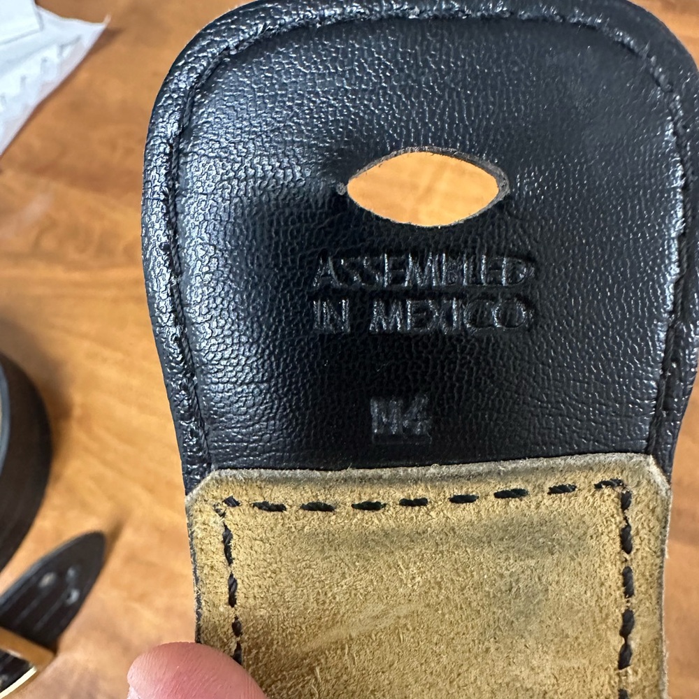 Black Leather Belt